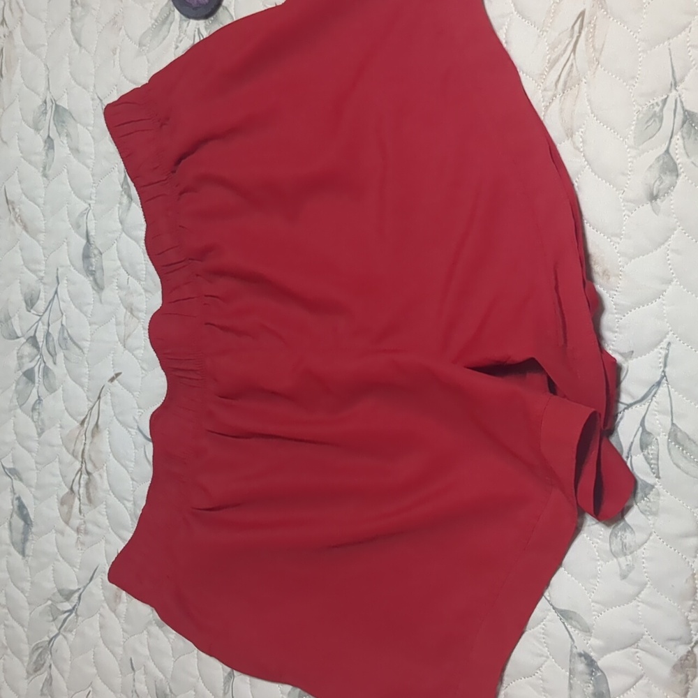 Athletic works red shorts
